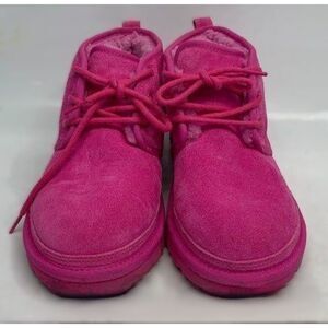 Ugg Pink Suede Women's Ankle Boots Size 6